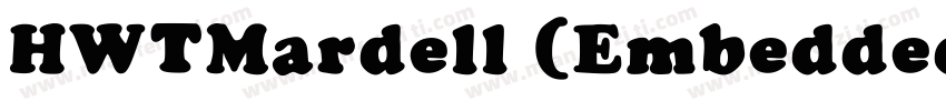 HWTMardell (Embedded字体转换